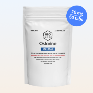 Ostarine MK-2866 SARM pouch, 10 mg / 5 tabs, NEO SARMs original branding