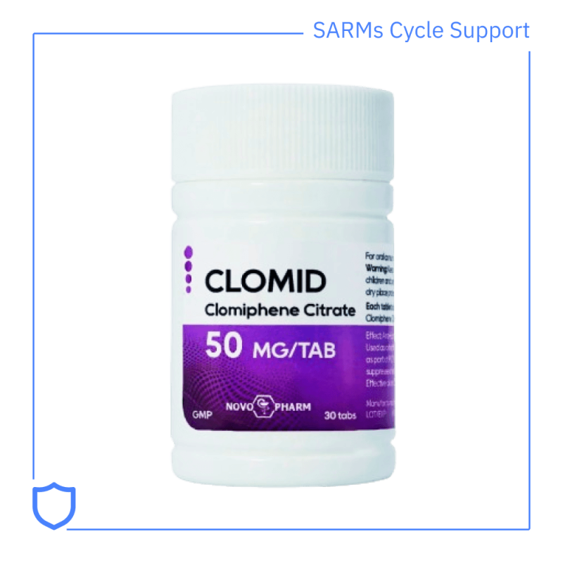 Novo-Pharm Clomid (Clomiphene Citrate) 50 mg / 30 tabs