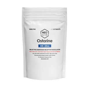 Ostarine MK-2866 SARM pouch, 10 mg / 5 tabs, NEO SARMs original branding