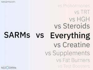 SARMs vs everything image— listing all alternative PEDs SARMs are compared to in the article