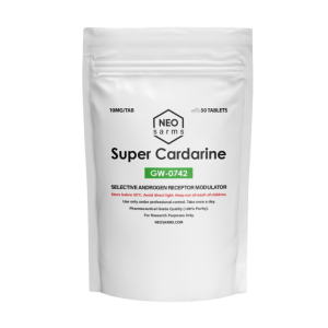Super Cardarine GW-0742 SARM pouch, 10 mg / 5 tabs, NEO SARMs original branding