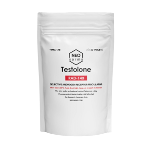 RAD-140 Testolone SARM pouch, 10 mg / 5 tabs, NEO SARMs original branding